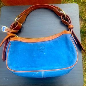 Dooney & bourke suede handbag